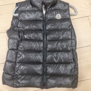 Moncler Shiny Gray Puffer Jacket